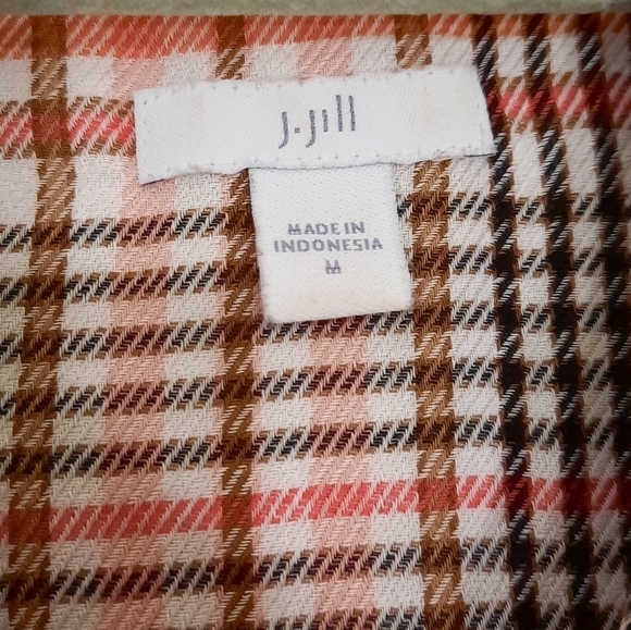 J. Jill Button Down Shirt M - Picture 2 of 5